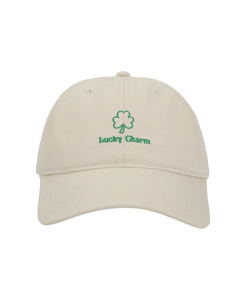 Generic Men's Lucky Charm 4-Leaf Clover Baseball Hat for St. Patrick's Day