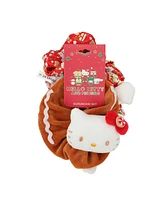 Hello Kitty Gingerbread Cat 3-Piece Scrunchie Set