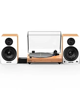 Fluance Reference RT85 High Fidelity Vinyl Turntable with PA10 Phono Preamp and Ai61 Powered 6.5" Bookshelf Speakers, Ortofon 2M Blue Cartridge, 120W
