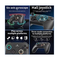 RGP01 Wireless Gaming Controller Gamepad for Pc Plug and Play Gaming with Hall Effect/Triggers Joystick Switch/Pc/Steam/Android/Ios
