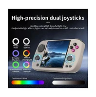 Rg Cubexx Retro Game Handheld 3.95" Ips Screen 128G Card Pre-Installed 5373 Games 3800mAh Supports 5G WiFi Bluetooth Online Fighting