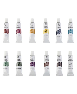Professional Watercolor Paint Set: Jewel Tones