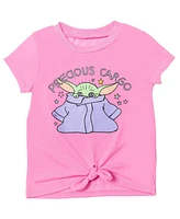 The Mandalorian Girls Yoda T-Shirt Shorts and Scrunchie 3 Piece Outfit Set