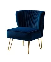 Wooden Upholstery Barto Side Chair with Tufted Back