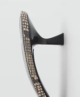 Mango Women's Animal Print Strap Sandals