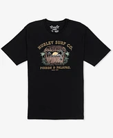 Hurley Men's Poison and Palapas Slub Short Sleeve T-Shirt