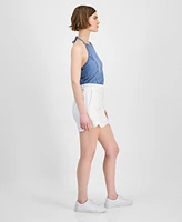 And Now This Women's Embroidered Cutwork Pull-On Shorts, Exclusively at Macy's