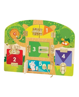 Battat Wooden Lock & Latch Board
