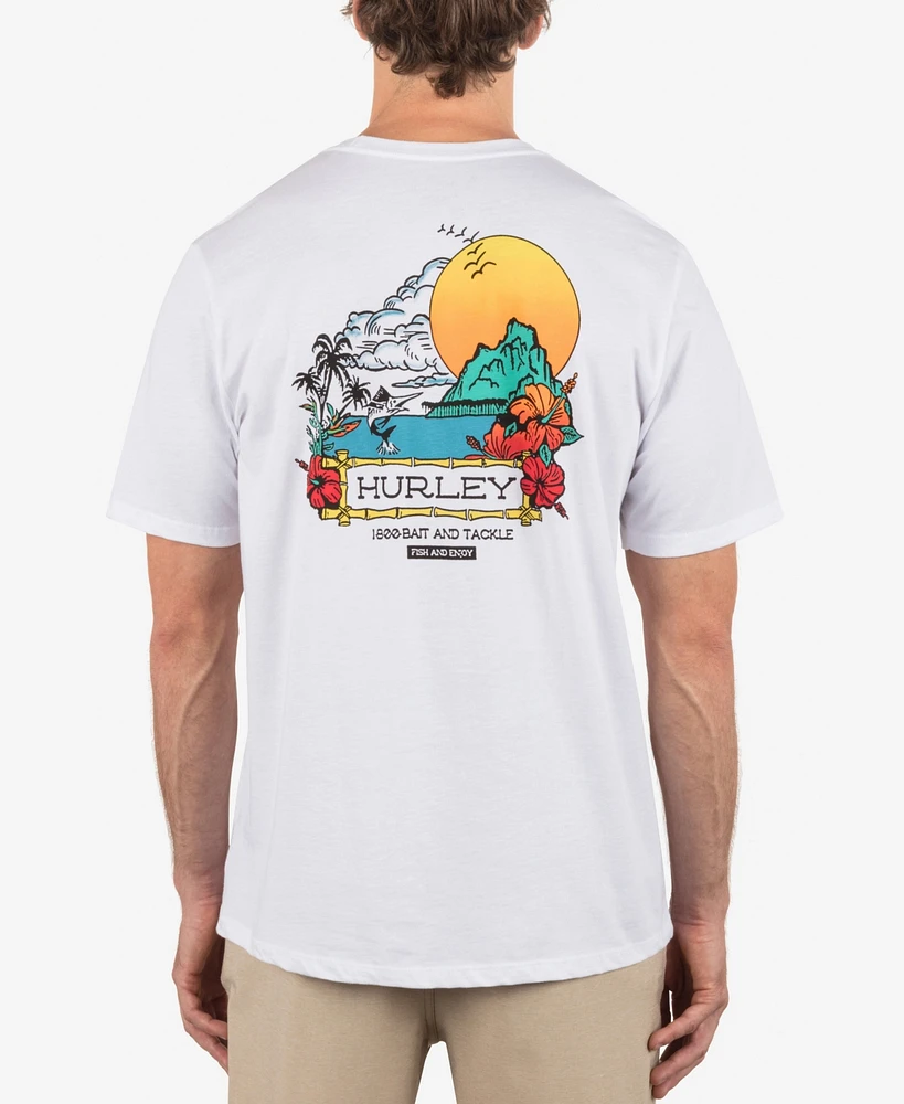 Hurley Men's Bait Short Sleeve T-Shirt