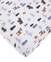 Little Love by NoJo National Park Forest Friends Fitted Sheet, Crib