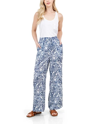 Fever Women's Print Drawstring Pant