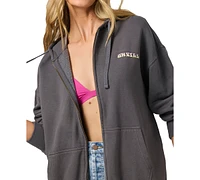 O'Neill Juniors' Byron Cotton-Blend Fleece Zip Hoodie