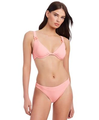 Sanctuary Womens Stay Connected Underwire Bikini Top Hipster Bottoms