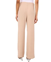 Sam & Jess Women's Pull-On Twist-Front Straight-Leg Pants