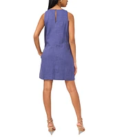 Msk Women's Mini Sleeveless Shift Dress