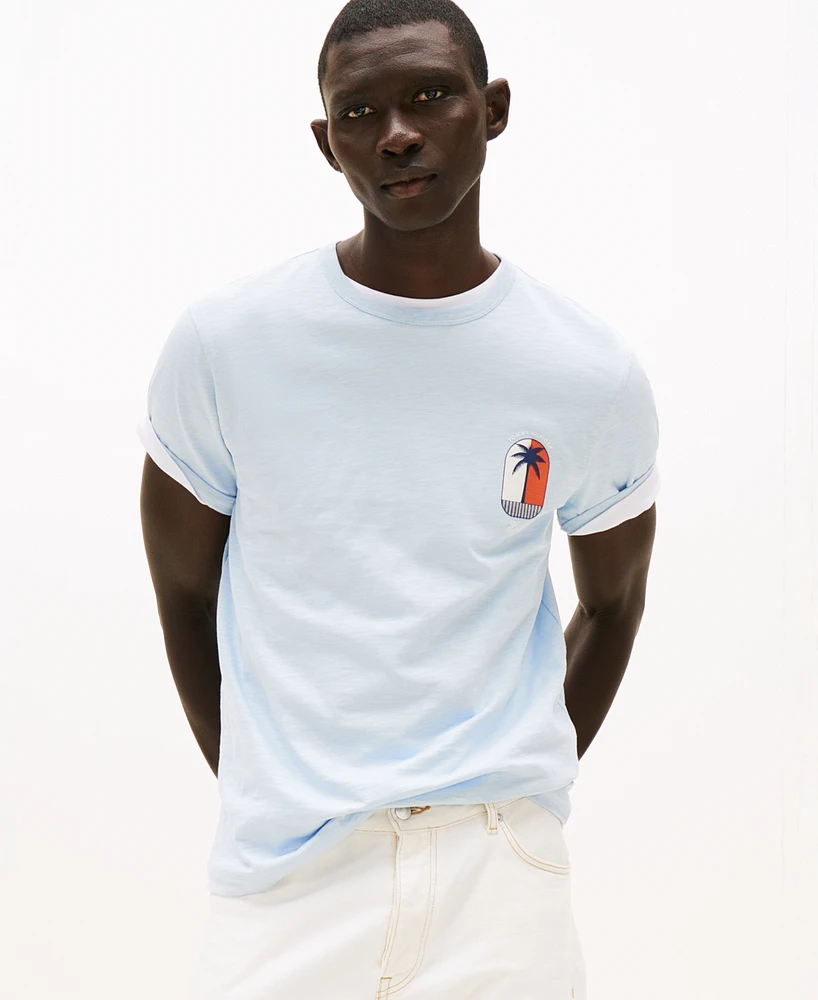 Tommy Hilfiger Men's Palm Tree Logo T-Shirt