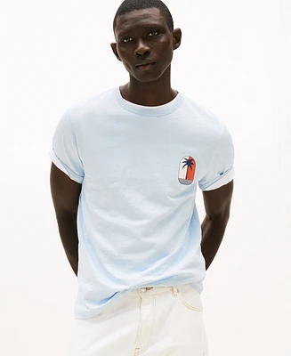 Tommy Hilfiger Men's Palm Tree Logo T-Shirt