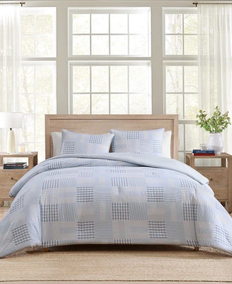 Tommy Hilfiger Hamptons Patchwork Cotton -Pc. Comforter Set