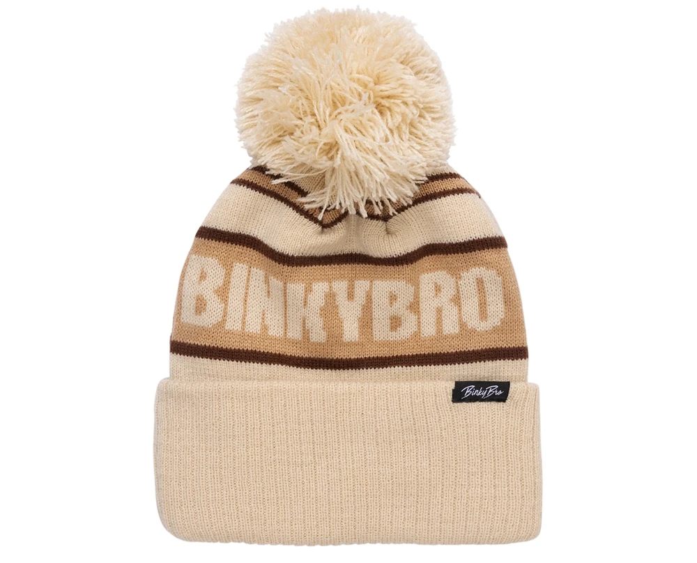 BinkyBro Men's Adult Jupiter Brown Beanie