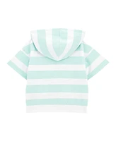 Guess Big Girls Hooded Short Sleeve Active Top
