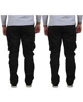 Blu Rock Men's -Pack Flex Stretch Cargo Pants
