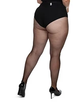 MeMoi Plus Curvy Fishnet Tights Mm-2370