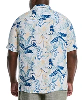 Cubavera Men's Big & Tall Classic-Fit Toucan-Print Button-Down Shirt