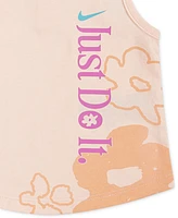 Nike Baby Girls Dri-fit Wildflower Tank Top & Shorts, 2 Piece Set