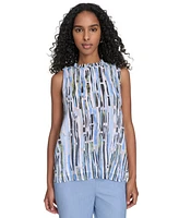 Calvin Klein Women's Sleeveless Printed Top