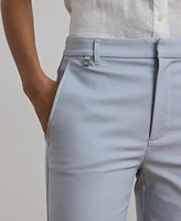 Lauren Ralph Double-Faced Stretch Cotton Pant, Regular & Petites