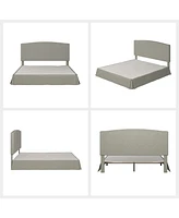 Modern Justus Upholstered Platform Bed-qb
