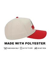 Marvel Men's Ultimate Spider-Man Spider Logo White & Red A-Frame Snapback Hat