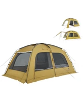 Naturehike Dune Hot Tent with Stove Jack, 2-3 Person Waterproof 4 Season Tent, Windproof Cold Weather Winter Tent