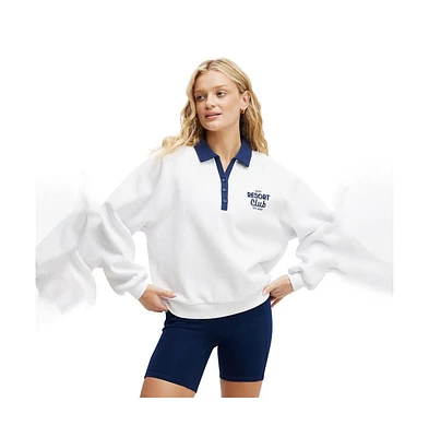 Cotton On Women's Active Plush Graphic Polo