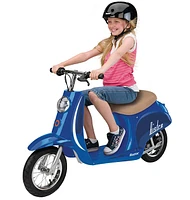 Razor Pocket Mod Miniature Euro 24V 250W Toy Electric Motor Scooter, Red & Blue (2-Pack)