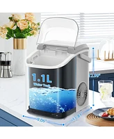 Antarctic Star Nugget Countertop Ice Maker with Soft Chewable