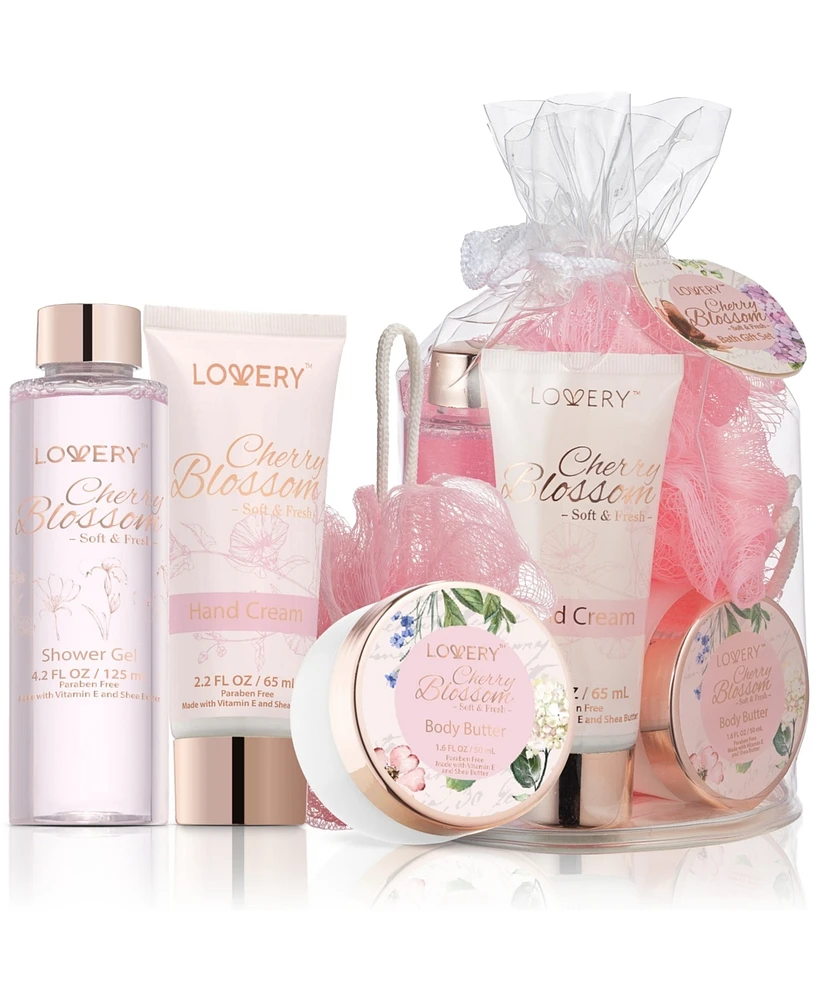 Lovery 5-Pc. Cherry Blossom Bath Gift Set