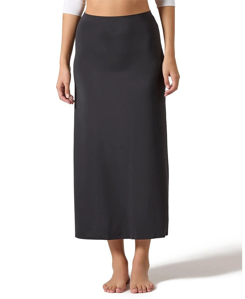 MeMoi Women's Silky-Smooth Bonded 34" Maxi Slip Skirt CSP202-34
