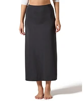 MeMoi Women's Silky-Smooth Bonded 34" Maxi Slip Skirt CSP202-34