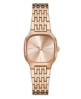 Skagen Women's Mellem Lille Quartz Three-Hand Rose Gold Stainless Steel Watch, 28mm