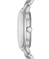 Skagen Men's Mellem Quartz Three-Hand Silver Stainless Steel Watch, 40mm