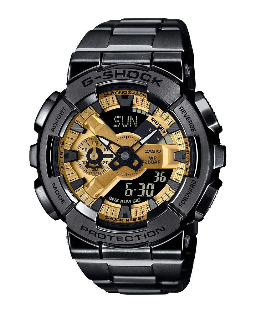 G-Shock Men's Quartz Black Ip Stainless Steel Watch, 48.8mm