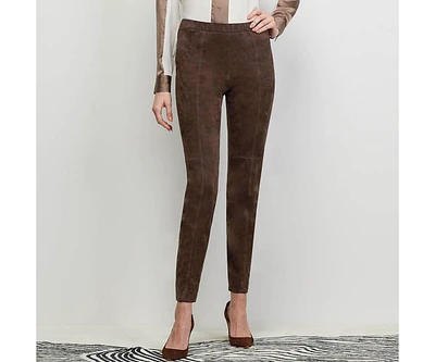 Carlisle Women's Brown Suede Leggings Catwalk