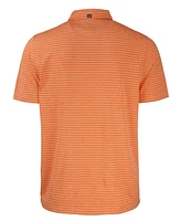 Cutter & Buck Men's Forge Eco Heather Stripe Stretch Recycled Polo