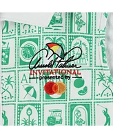 Smith & Quinn Women's Green Arnold Palmer Invitational Geo Print Sleeveless Polo Shirt