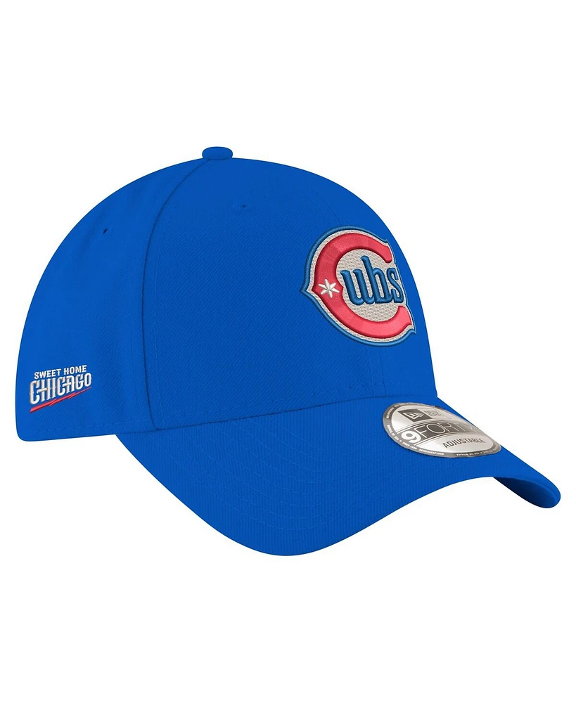 New Era Men's Royal Chicago Cubs Blues 9FORTY Adjustable Hat