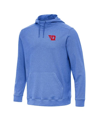 Antigua Men's Heather Royal Dayton Flyers Cloud Pullover Hoodie