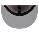 New Era Men's Red Cincinnati Reds Yarn Stitch 59FIFTY Fitted Hat