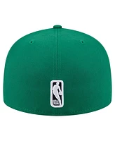 New Era Men's Kelly Green Boston Celtics State Stitch 59FIFTY Fitted Hat