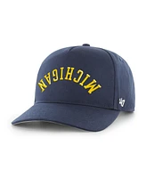 '47 Brand Men's Navy Michigan Wolverines Flip Script Hitch Adjustable Hat